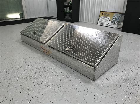 flat metal tool box|tool boxes for flatbed truck.